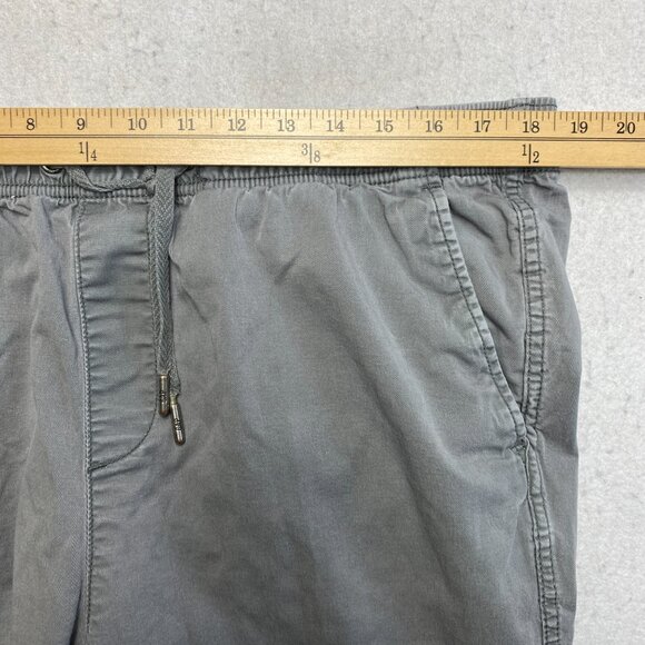 Vintage Gap Jogger Pants Mens XL Gray Chino Twill Pull On Drawstring Y2K - Picture 5 of 8